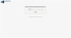 Desktop Screenshot of mail.ipb.ac.rs