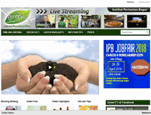Tablet Screenshot of greentv.ipb.ac.id
