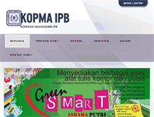 Tablet Screenshot of elearning.diploma.ipb.ac.id