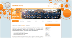 Desktop Screenshot of bemfem.lk.ipb.ac.id