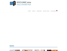 Tablet Screenshot of ipb.ac.rs