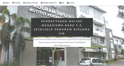 Desktop Screenshot of pmb.diploma.ipb.ac.id