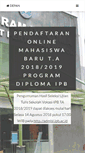 Mobile Screenshot of pmb.diploma.ipb.ac.id
