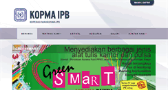 Desktop Screenshot of bemfahutan.ipb.ac.id