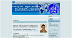 Desktop Screenshot of ono.suparno.staff.ipb.ac.id
