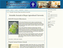 Tablet Screenshot of jagron.journal.ipb.ac.id