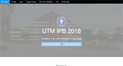 Desktop Screenshot of formbeasiswa.ipb.ac.id