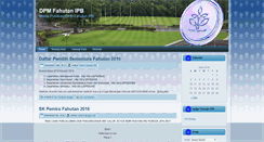 Desktop Screenshot of dpmfahutan.lk.ipb.ac.id