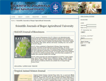 Tablet Screenshot of jmht.journal.ipb.ac.id