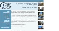 Desktop Screenshot of cepas2011.ipb.ac.rs