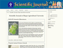Tablet Screenshot of dthh.journal.ipb.ac.id